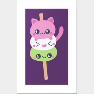 Neko dango Posters and Art